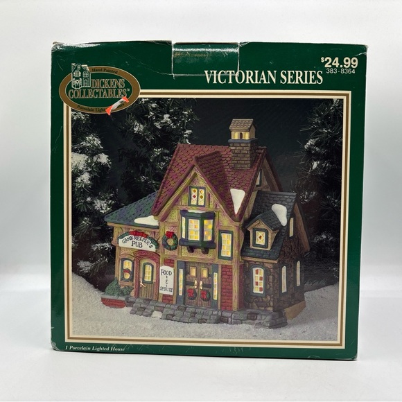 Game Keepers Pub Dickens Collectibles Victorian Series 1998 Vintage Porcelain - Picture 11 of 12
